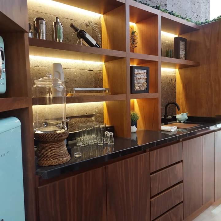 Mueble con iluminación